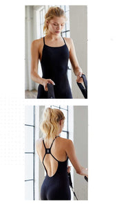 Backless Yoga Set