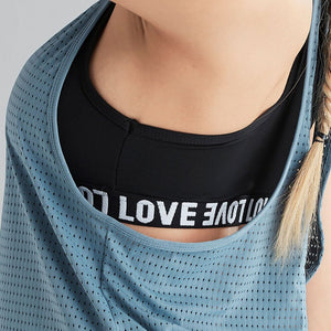 T-shirt Two-piece Fitness Sports Vest