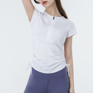 Front Zip Yoga Top