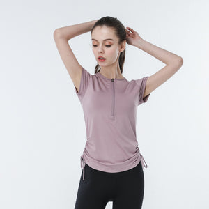 Front Zip Yoga Top