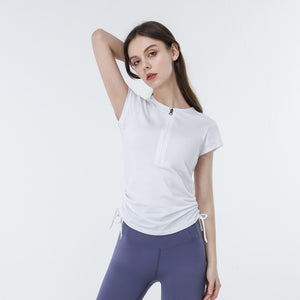 Front Zip Yoga Top