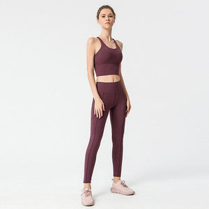 Sleeveless Yoga Set High Waist