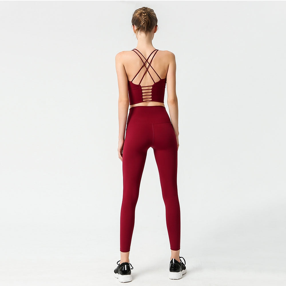 Seamless Yoga Set High Waist