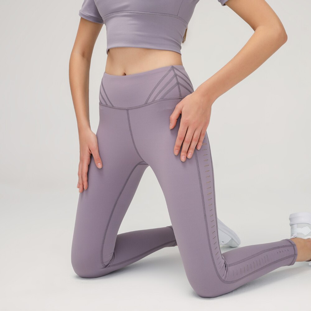 Hollow High Waist Thin Lifted Hip Yoga Pants