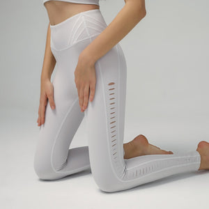 Hollow High Waist Thin Lifted Hip Yoga Pants