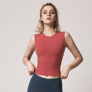 Yoga Vest Tight Elastic Top