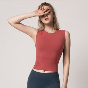 Yoga Vest Tight Elastic Top