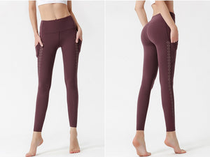 Pocket Yoga Pants High Waist Quick-Dry