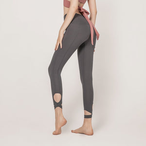 High Waist Yoga Pants Ankle Cross