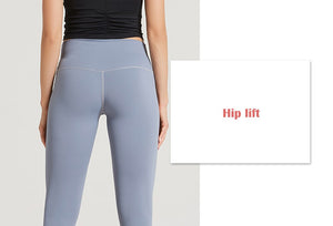 Mesh Stitching Slim Hip-Up High Waist Yoga Pants