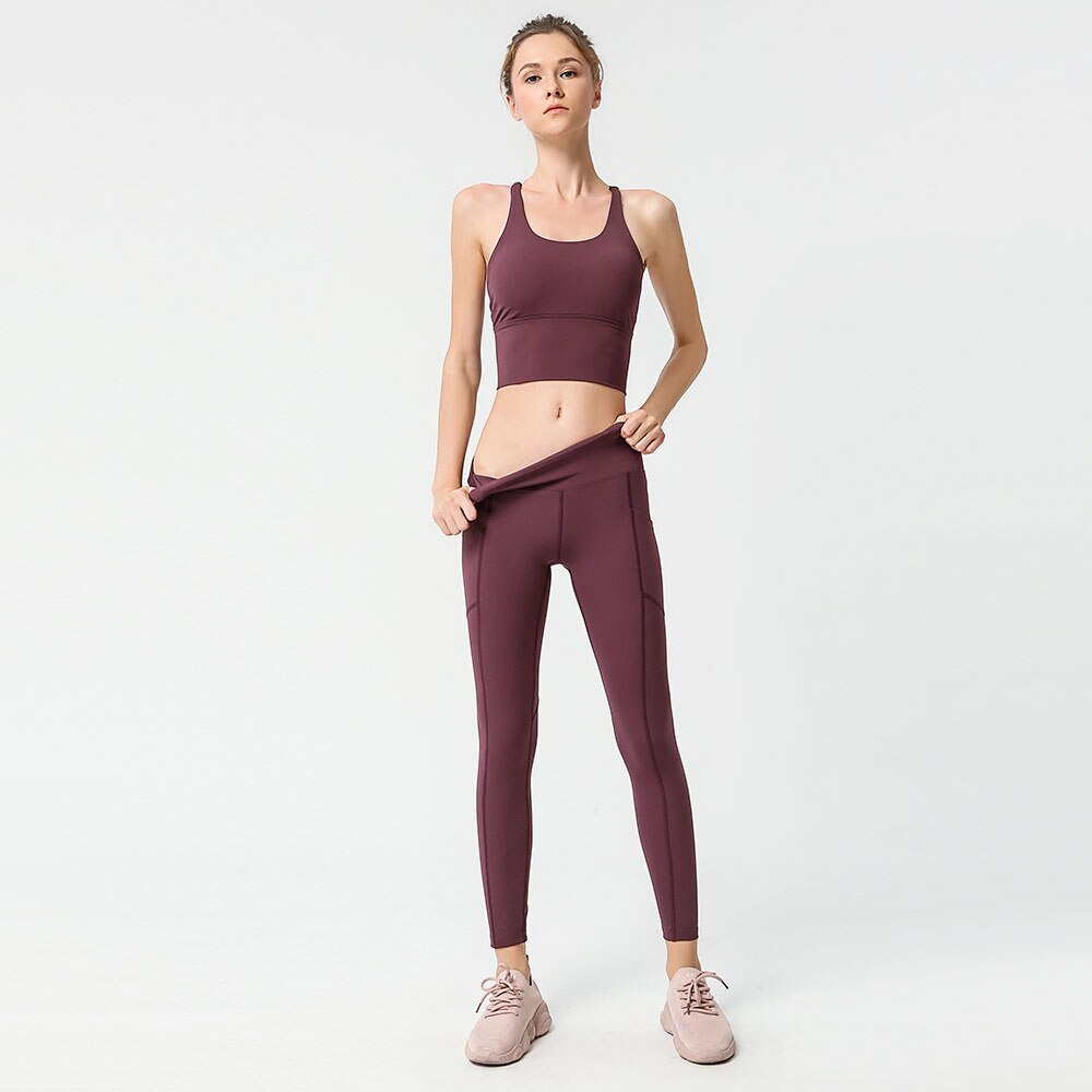 Sleeveless Yoga Set High Waist