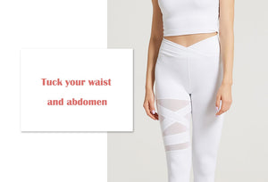 Slim Mesh High Waist Elasticity Yoga Pants