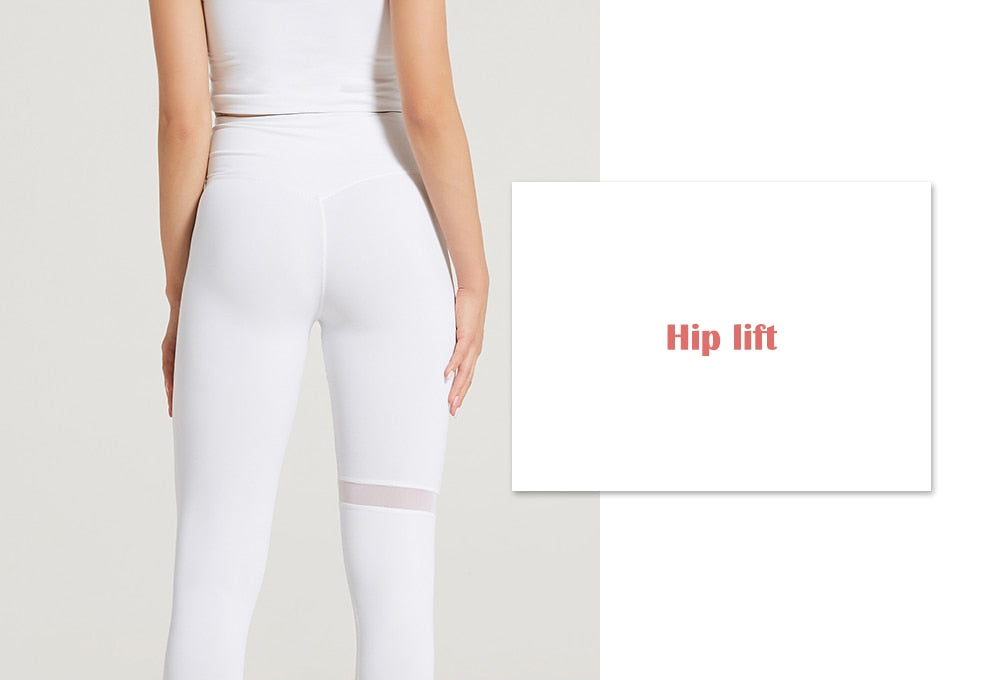 Slim Mesh High Waist Elasticity Yoga Pants