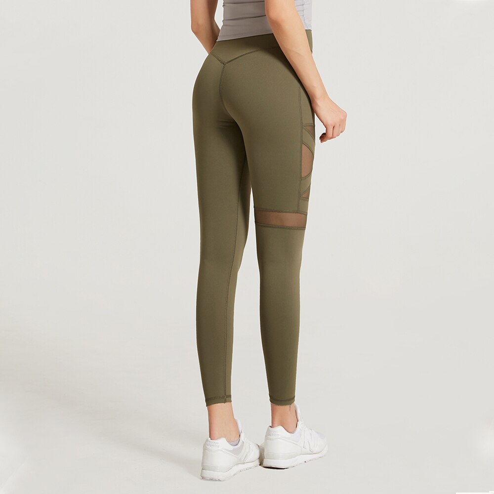 Slim Mesh High Waist Elasticity Yoga Pants