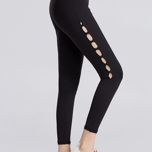 Hollow Side High Waist Hip Lift Yoga Pants