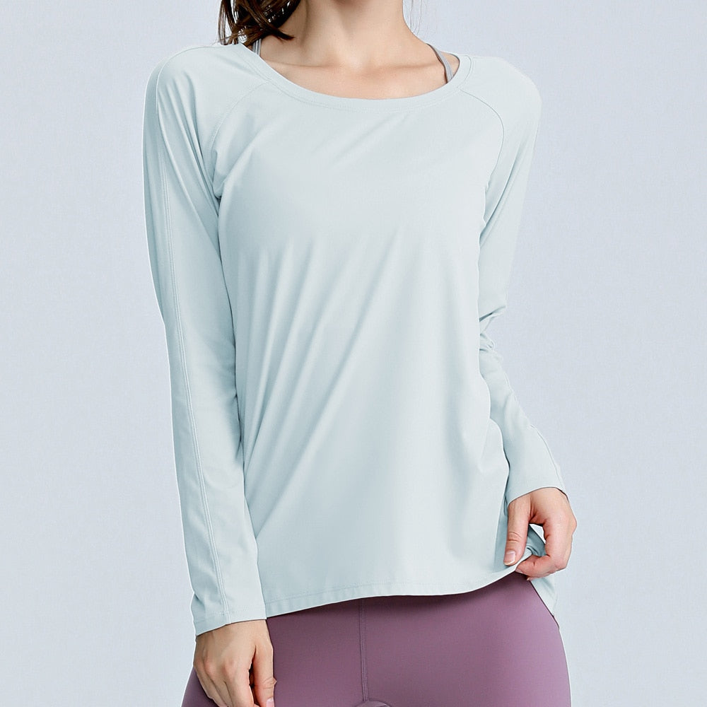 Yoga Top Long Sleeve Loose Fit