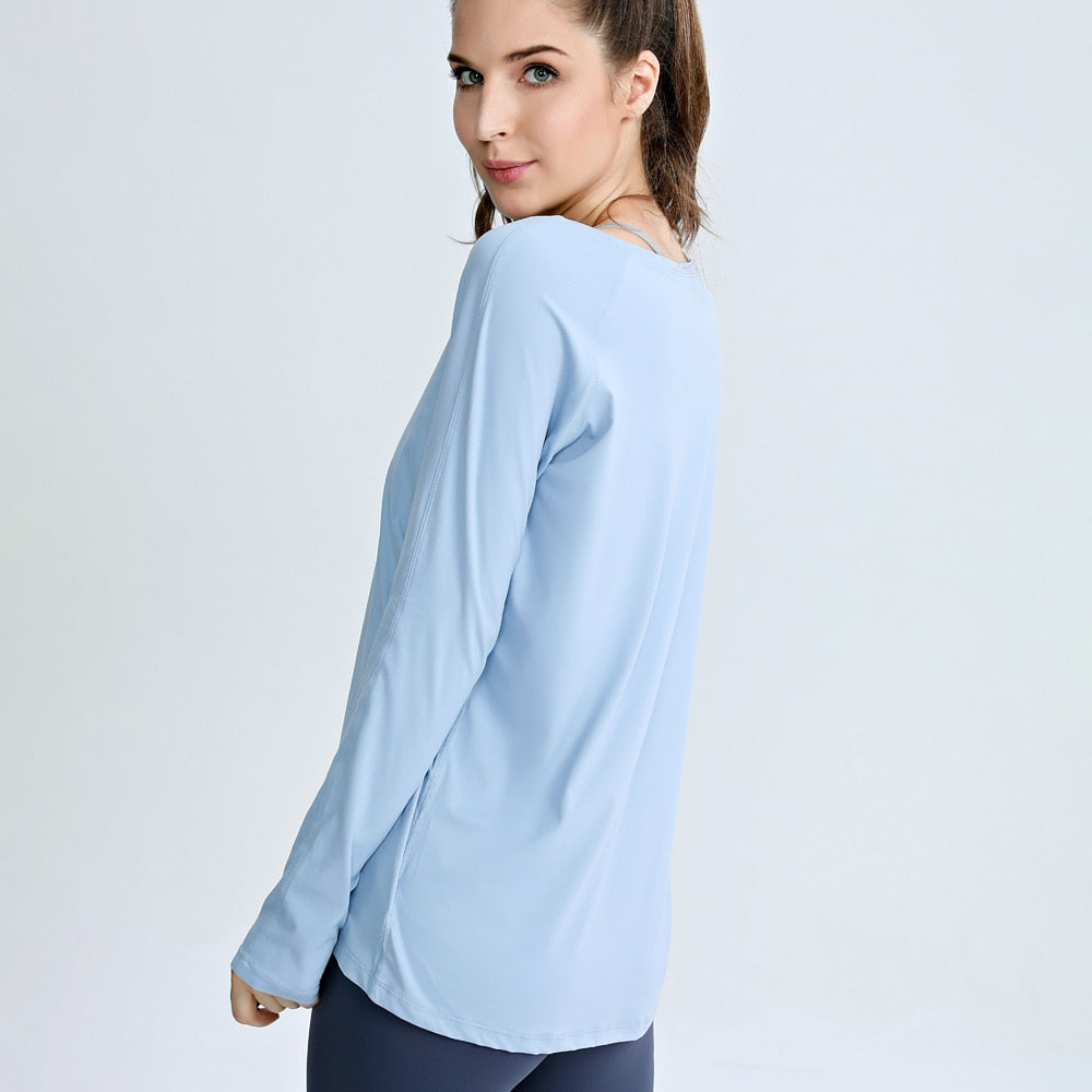 Yoga Top Long Sleeve Loose Fit