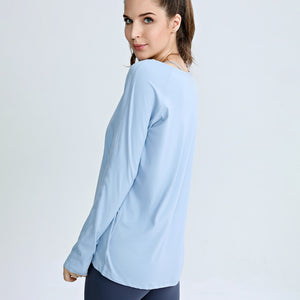 Yoga Top Long Sleeve Loose Fit