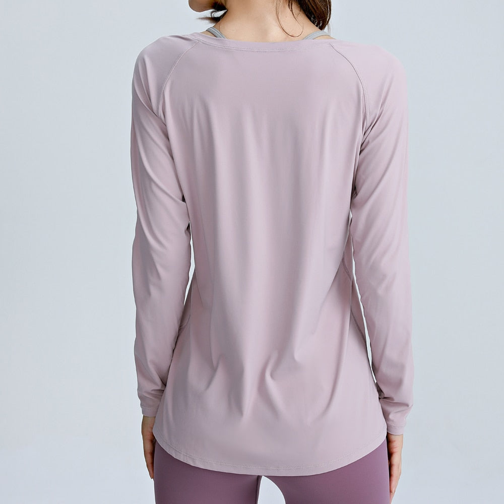 Yoga Top Long Sleeve Loose Fit