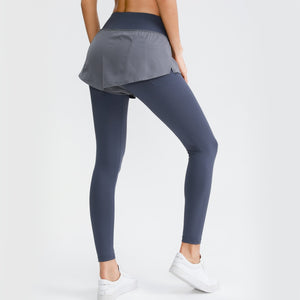 Two-Piece Slim-fit Yoga Pants High-Waist Buttocks