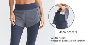 Two-Piece Slim-fit Yoga Pants High-Waist Buttocks