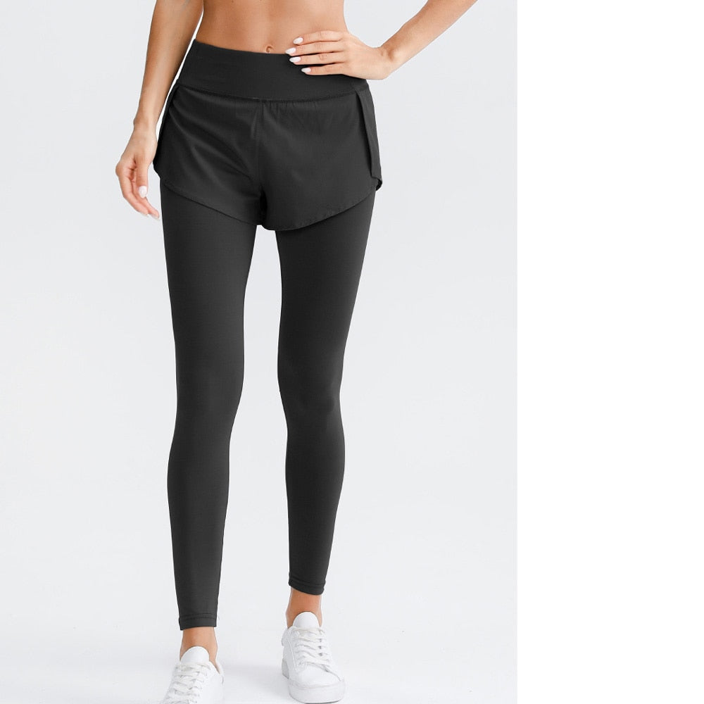 Two-Piece Slim-fit Yoga Pants High-Waist Buttocks