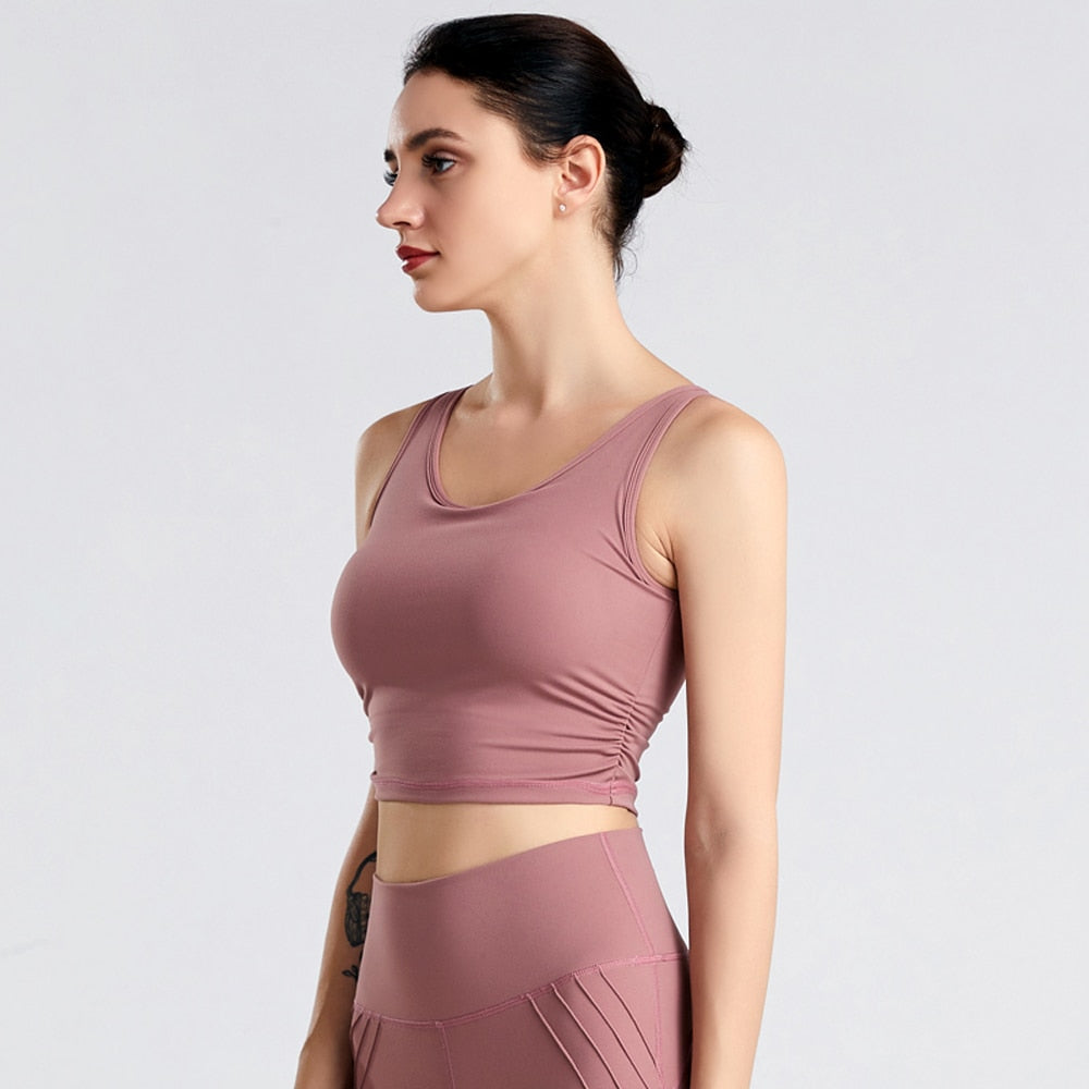 Yoga Top Sleeveless Cross-Shape Back