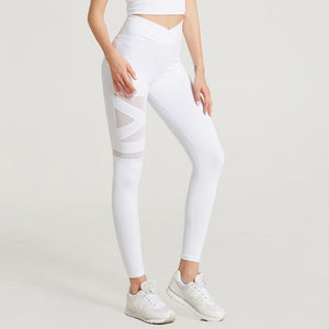 Slim Mesh High Waist Elasticity Yoga Pants