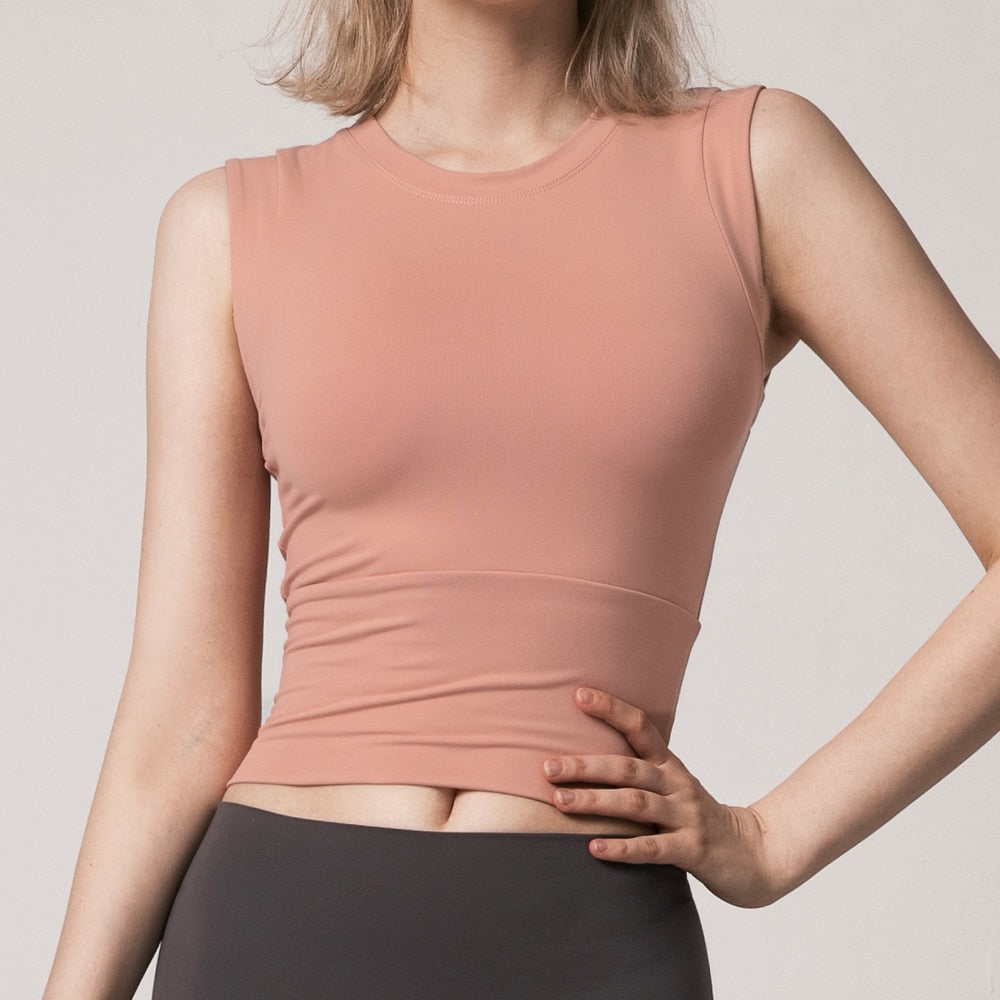 Yoga Vest Tight Elastic Top