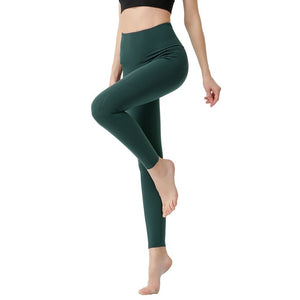 High Waist-Cross Side Pockets Yoga Pants