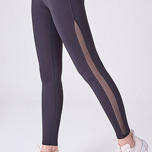 Mesh Stitching Slim Hip-Up High Waist Yoga Pants