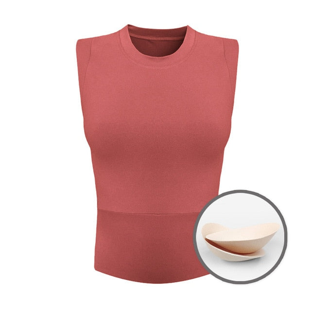 Yoga Vest Tight Elastic Top