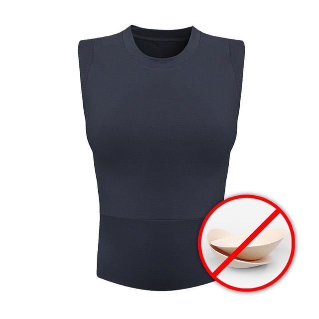 Yoga Vest Tight Elastic Top