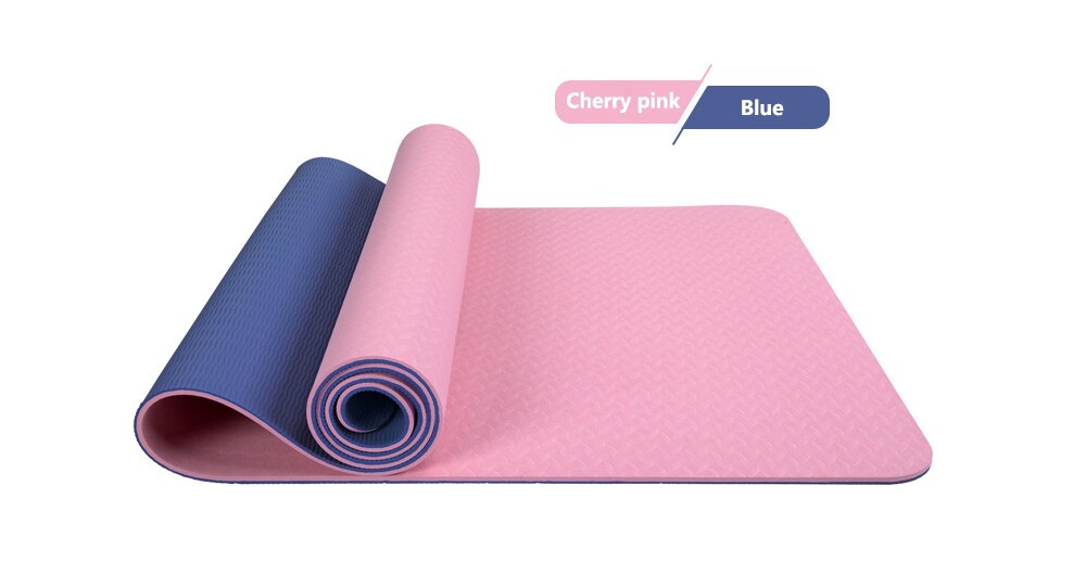 Double Layer Double Color Non-slip Yoga Mat