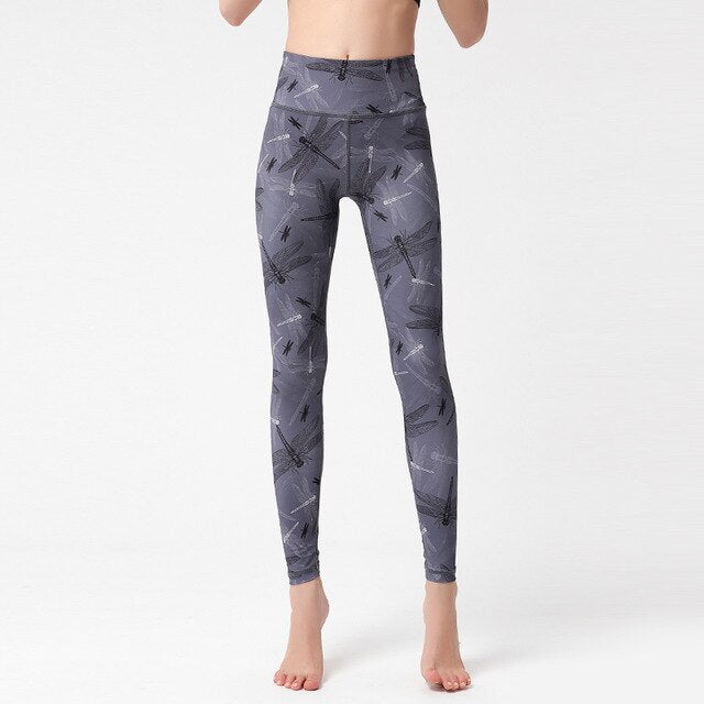 High Waist Lift Hip Printed Yoga Pants