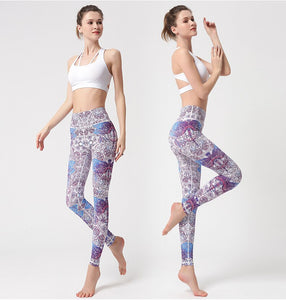 High Waist Lift Hip Printed Yoga Pants